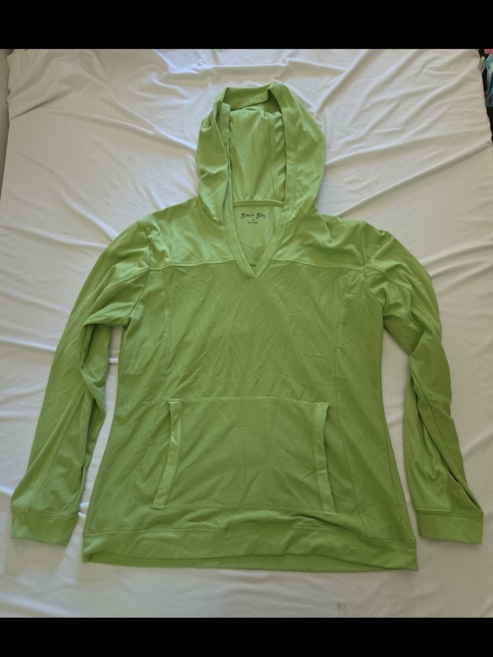 Bimini bay Women's medium green athletic hoodie #AR2